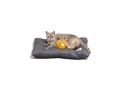 FUNNY FUZZY Dog Bed Crate Pad Dark Grey S