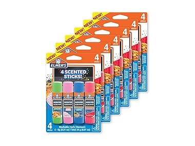 $6 Elmer's Washable Scented Glue Sticks dealfomo