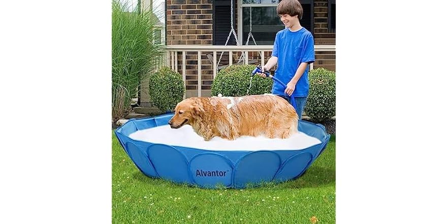 Alvantor Pet Swimming Pool - Foldable