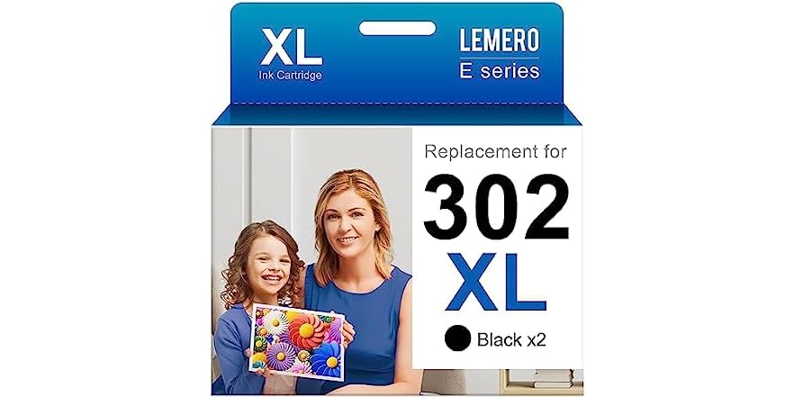 LEMERO 302XL Ink Cartridge for Epson
