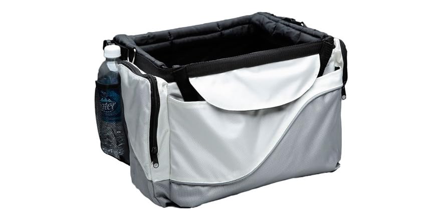 solvit deluxe tagalong bicycle basket for dogs