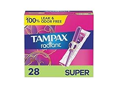 Tampax Radiant Tampons, Super Absorbency
