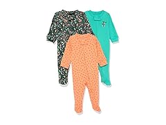 Amazon Essentials (3 - 6 MOS) 3-Pack Pajamas