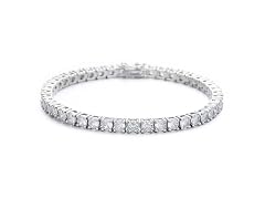 Simulated Diamond Tennis Bracelet