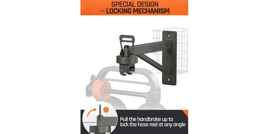 Hr6 Heavy Duty Garden Hose Reel Bronzenull