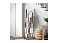 KIAYACI 5-Tier Blanket Ladder for Living