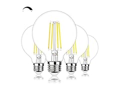 G25 LED Edison Dimmable Globe Light Bulbs, 100W