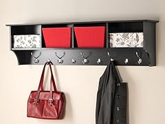 Hanging Entryway Shelf 60", Black