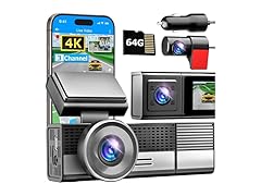 (NEW) ecomoment 4k+1080P Front and Rear Dual Dash Camera