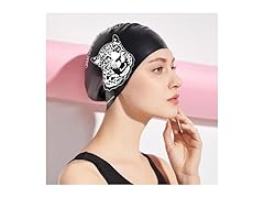WATERTIME Leopard Swim Cap