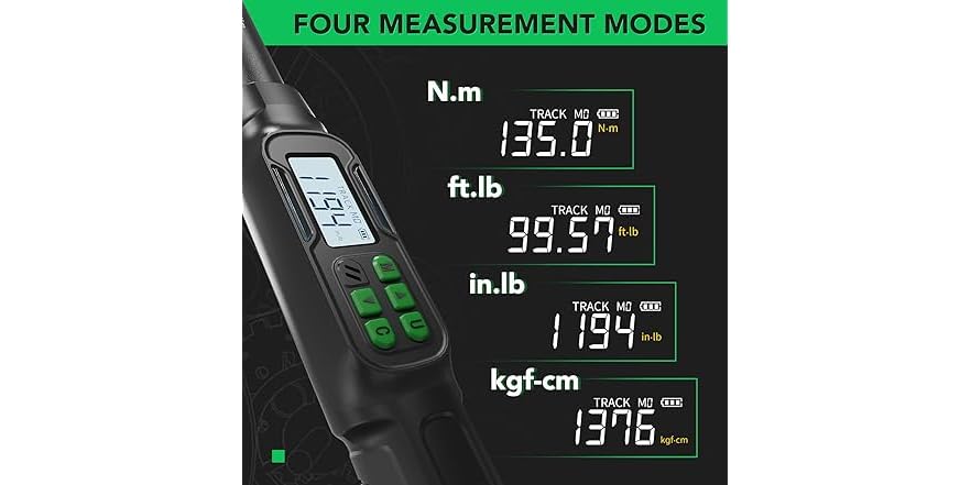 LLAVETOR Digital Torque Wrench (1/2-Inch)
