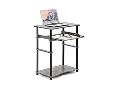 Furinno Laptop Desk, Fr Oak Grey/Blk