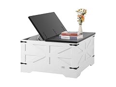31.5" Hinged Farmhouse Coffee Table