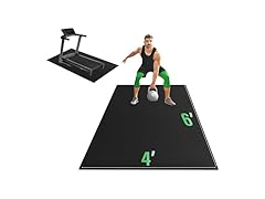 Yes4All 6'x4' Thick Rubber Exercise Mat