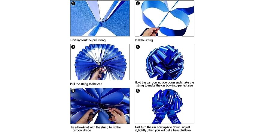 Happy Birthday Car Bow Big Car Ribbon