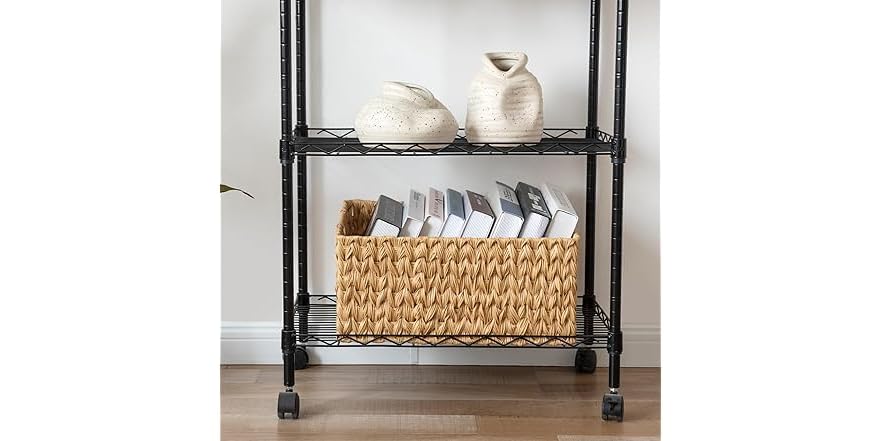 Js Storage Containers JS HANGER Large Woven Rattan Storage Basket