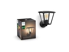 Philips Hue Inara Outdoor Smart Wall Light, Black