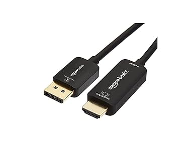 $4.99, Was $14.99, 66% Off! Amazon Basics 3' DisplayPort to HDMI Cable dealfomo