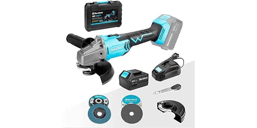 20V Brushless Cordless Angle Grinder Kit