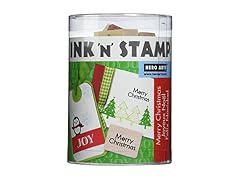 Hero Arts LL795 Ink 'n' Stamp, Merry Christmas
