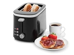 Wolfgang Puck 2-Slice Wide Slot Toaster: Black