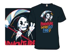 Adventure Awaits Go Find It Skeleton