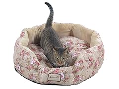 Armarkat Rose Pattern Round Pet Bed