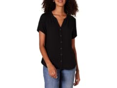 Amazon Essentials Women Relaxed-Fit V Neck Blouse