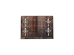 Foldable Wooden Book Stand with Clips