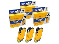 Compatible Epson 200 Ink Cartridge Combo Pack (3 Black)