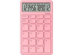 UNIONE Pocket & Desktop Pink Calculator