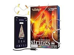 Twinkly Strings USB-C Candle 100 LED Lights