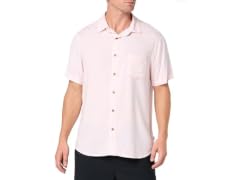 Unionbay Men (M) Rayon Button-up Shirt Primer Pink