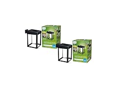 Philips LED Ultra Efficient Solar Rectangular Black Wall Lantern Outdoor