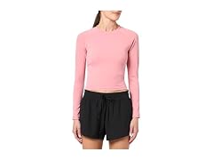 Ggov Women (XL) Long Sleeve Crop Workout Shirts