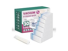InfiniPower Space Bags Vacuum Storage Bags (Variety 30 Pack)