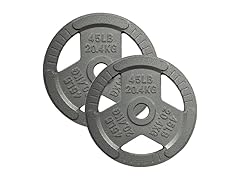 Yes4All Tri-Grip Weight Plates - 45lbs (Pair)