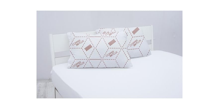 Copper Infused Memory Foam Pillow (Set of 2)