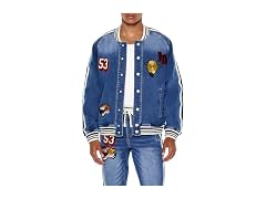 Forever 21  (M) Patch Bomber Jacket