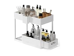 Under Sink Organizers and Storage White (1-Pack)