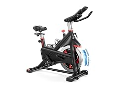 MERACH Red Magnetic Exercise Bike
