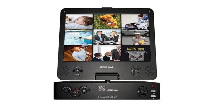 Night Owl 8-Channel DVR w/ 10.1" Screen