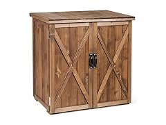GRAFFY Garden Wooden Storage Shed