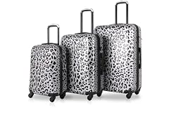 TUCCI Italy Winter Leopard 3PC Luggage