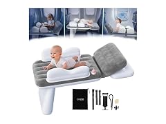 Omzer Inflatable Toddler Airplane Bed