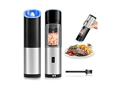 Electric Salt and Pepper Grinder Set