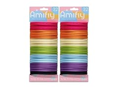 Amifiy Elastic Hair Ties, 64 Count