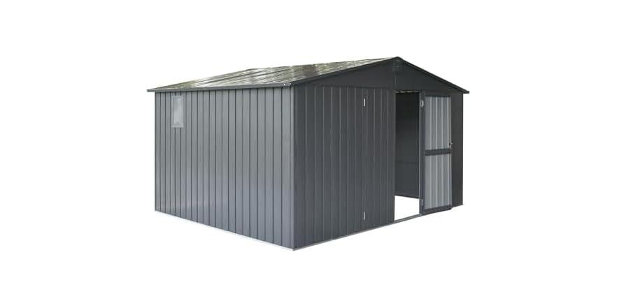 Okak 11x9-Foot Metal Outdoor Storage Shed for $500 + free shipping w/ Prime