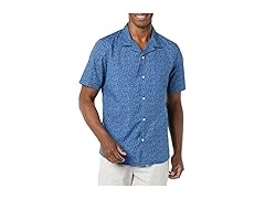 Mens Vacation Cotton Resort Indigo Palm (S)