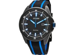 Citizen Drive Black Dial Black Silicone Watch